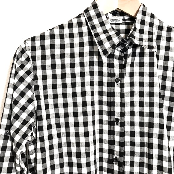 Black & white checkered shirt - Picture 3 of 4